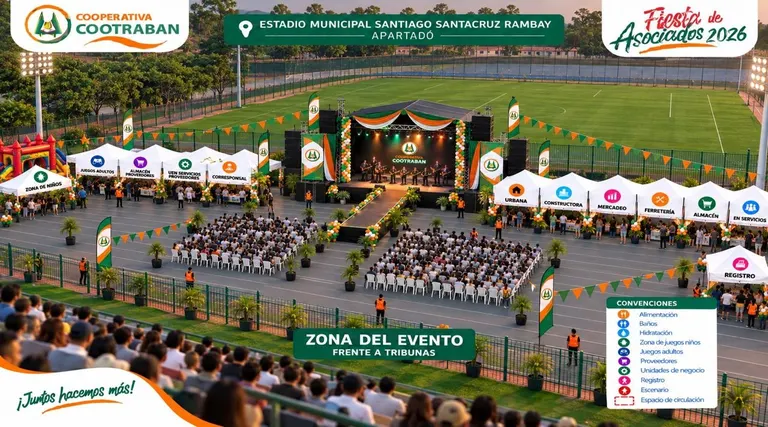 Pieza oficial: Zona del evento